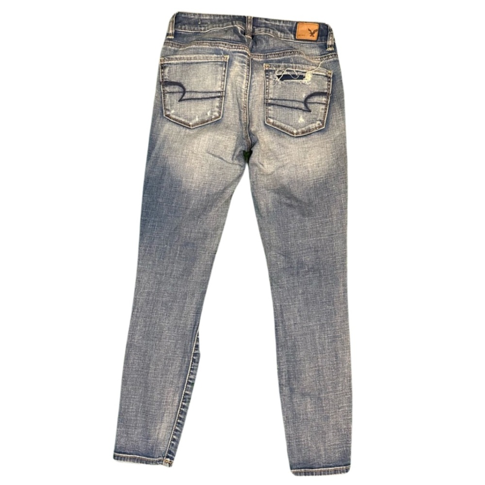 AE Distressed Mid-Rise Ankle Jeggings - Picture 3 of 5